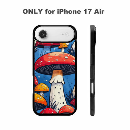 iPhone 17 Air Case — Vivid Winter Mushroom Seamless Cartoon Cute, Custom Print Case Cover