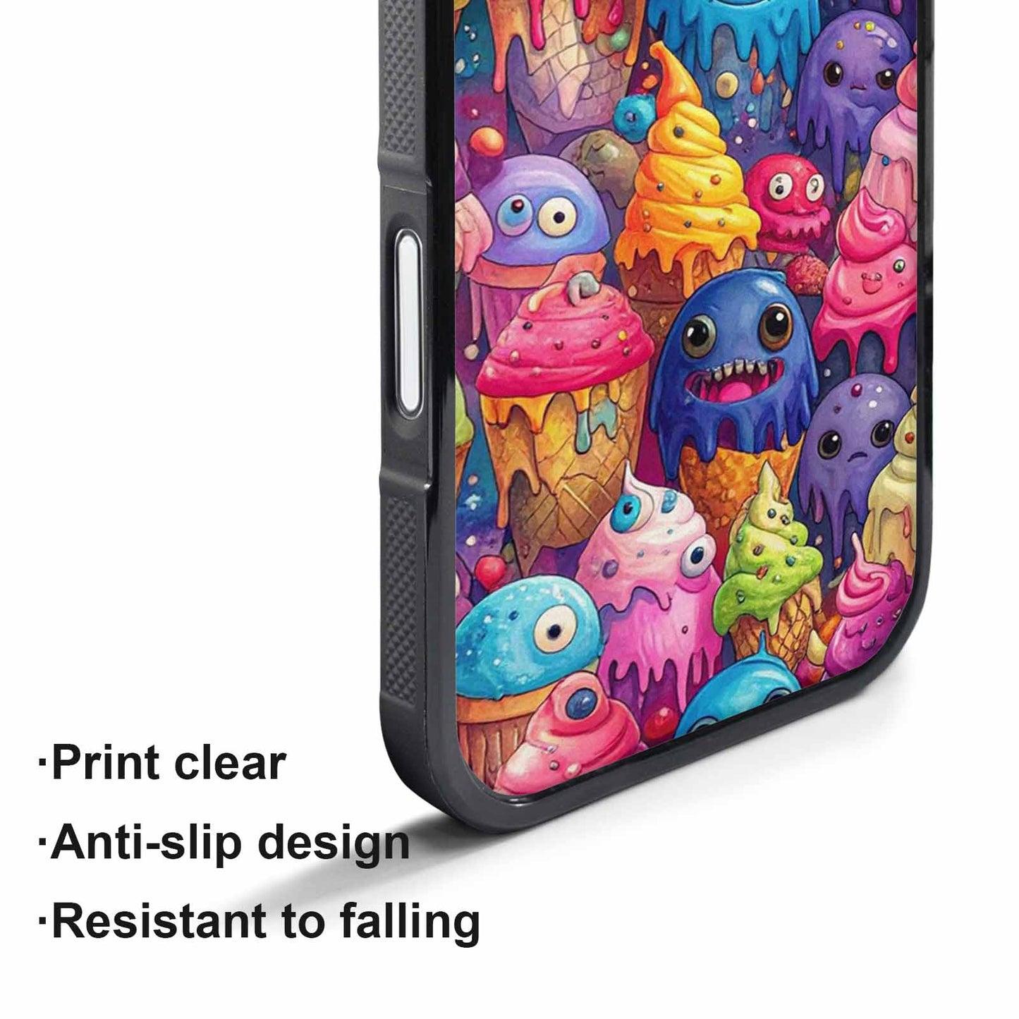 iPhone 17 Pro Case — Melting Ice Cream Monster Charac Original, Unique Phone Case Design
