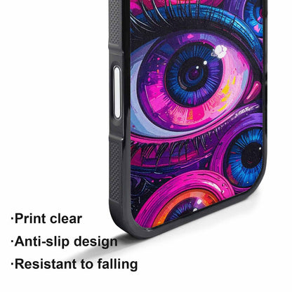 iPhone 17 Air Case — Seamless Tileable Pattern Of Overlapping Cartoon, Custom Printed Phone Case