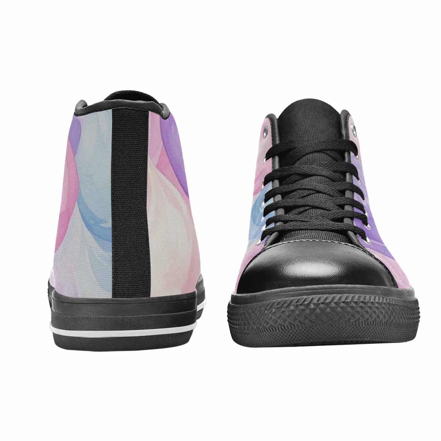 MEN'S Tie Dye - High Top Canvas Vivid Custom Shoes