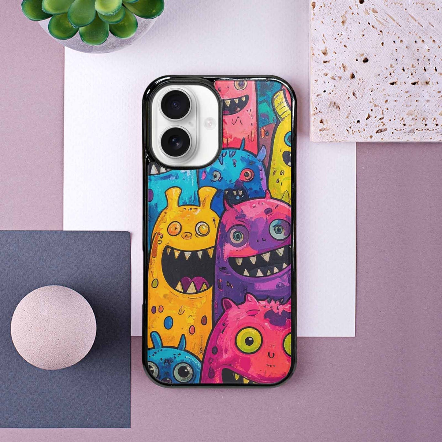iPhone 16 Case — Goofy Cartoon Monster, Custom Made Phone Cover