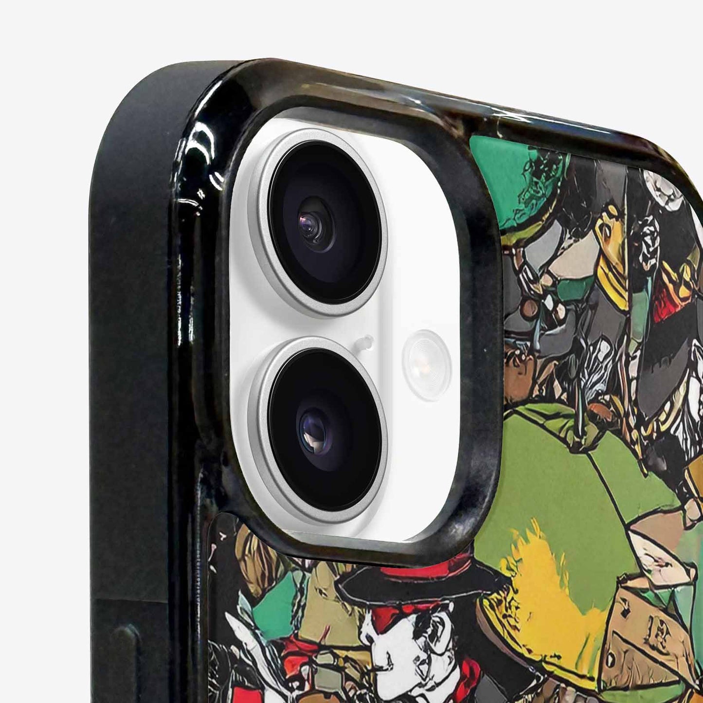 iPhone 16 Plus Case — Noir Spy Silhouette Pen Ink Noir, Personalized Phone Case