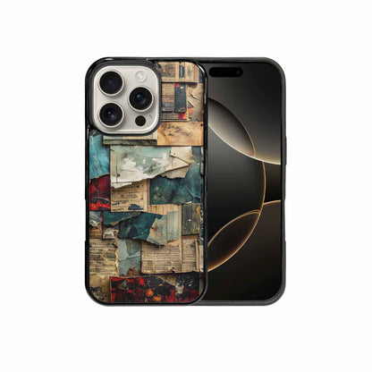 iPhone 16 Pro Case — Distressed Grunge Texture Pattern Hundreds Of, Custom Print Case Cover