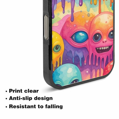iPhone 15 Pro Max Case — Aliens Tie Dyemelting Aliens P, Customized Protective Case