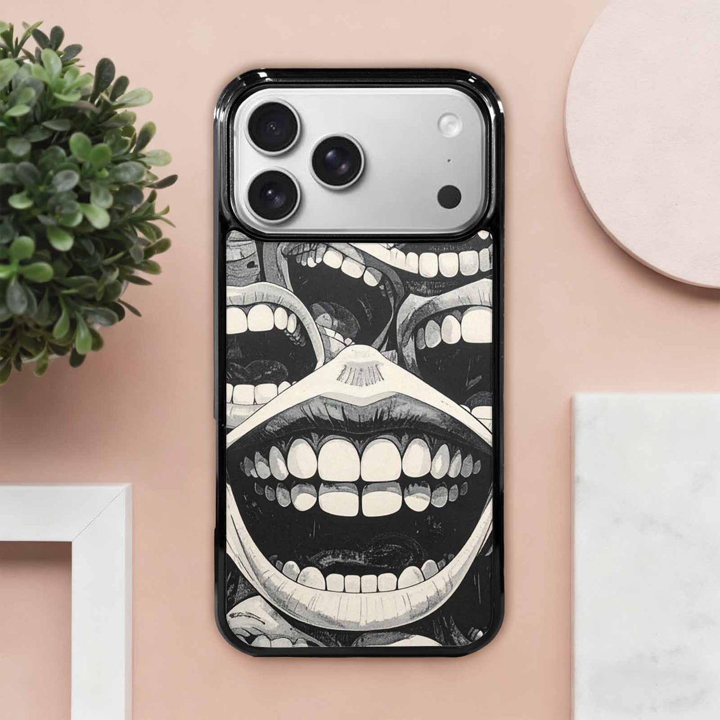 iPhone 17 Pro Max Case — Seamless Repeating Pattern Of Cartoon Cute, Original Design Phone Case