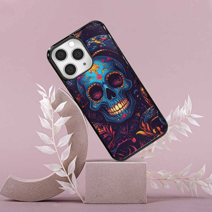 iPhone 15 Pro Max Case — Snake Skulls Print Custom, Unique Phone Case Design