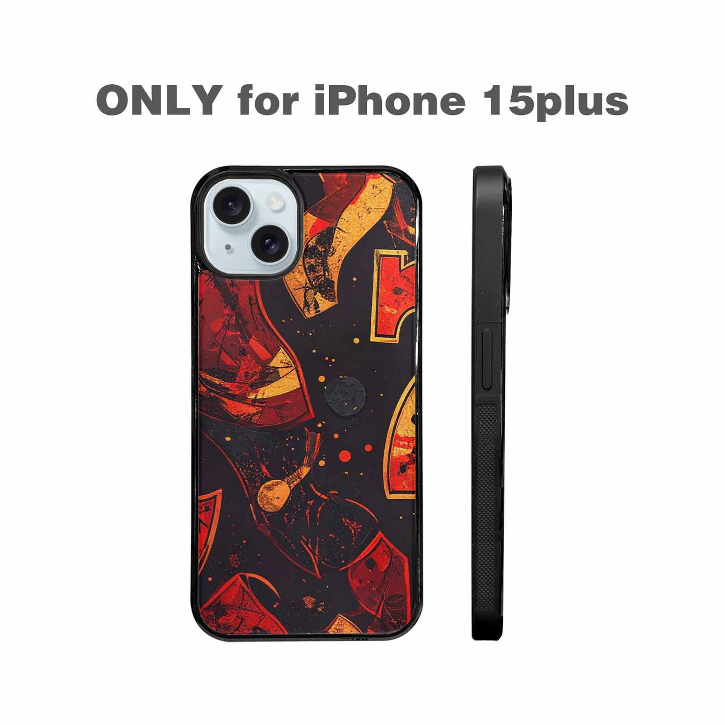 iPhone 15 Plus Case — Dice And Casino Pattern Seamless Repeat, Custom Printed Phone Case