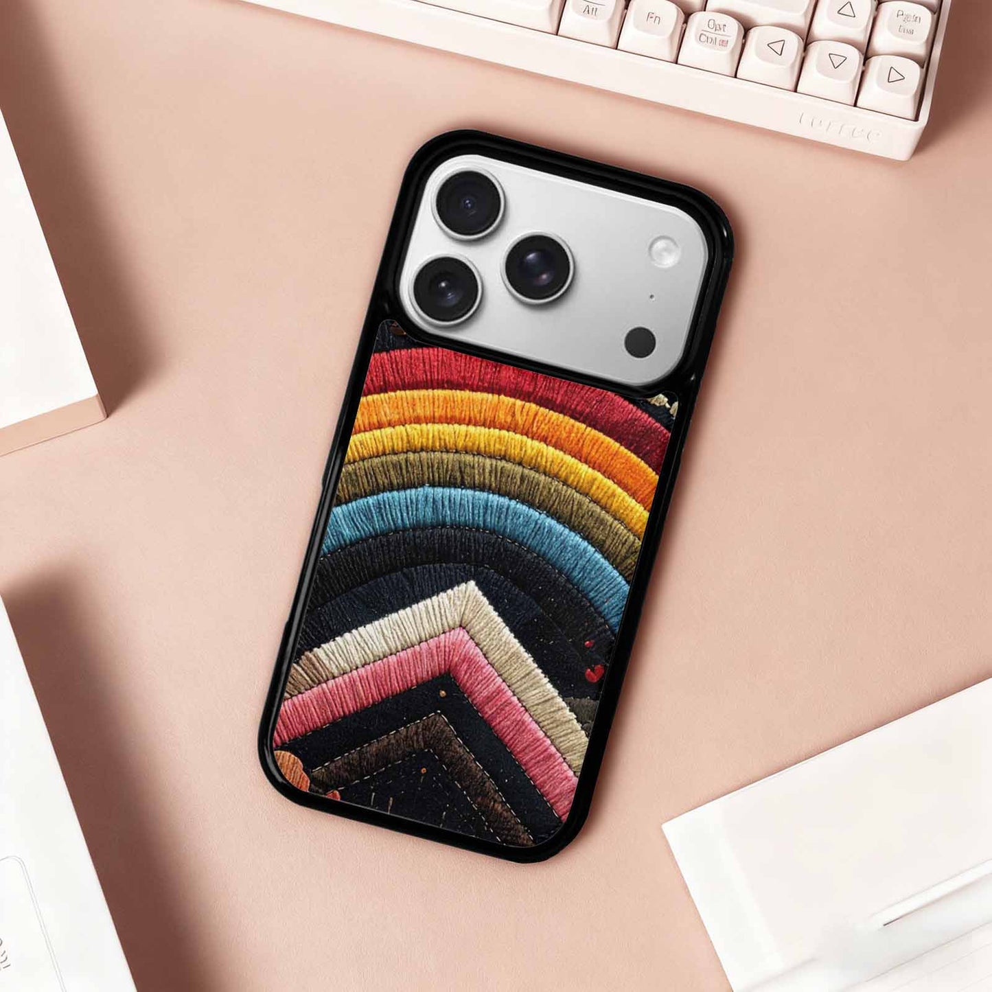 iPhone 17 Pro Case — Vivid Camo Progress Pride Camo, Custom Made Phone Cover
