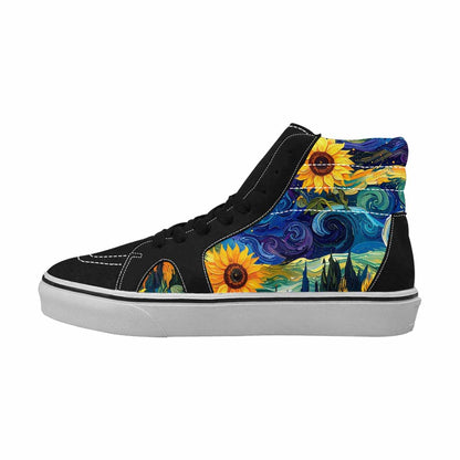 WOMEN'S Blend All Versions High Top Canvas Surreal Custom Sneakers