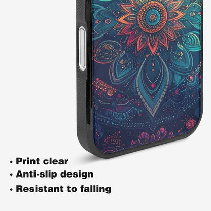 iPhone 16 Case — Paisley Mandala, Custom Art Phone Cover