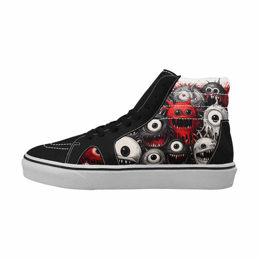WOMEN'S Multi High Top Canvas Vibrant Chaos Sneakers