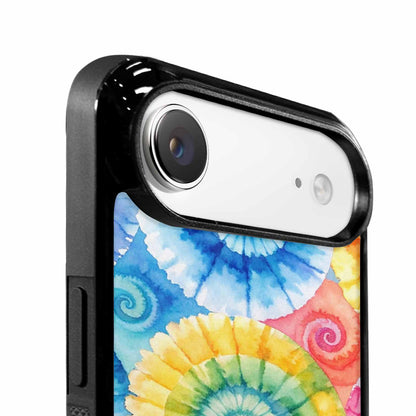 iPhone 17 Air Case — Small Tie Dye Swirl Pattern Tie, Custom Phone Case