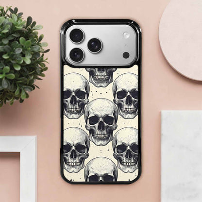 iPhone 17 Pro Max Case — Skull Dark Art Gothic Print Gothic, Custom Printed Phone Case
