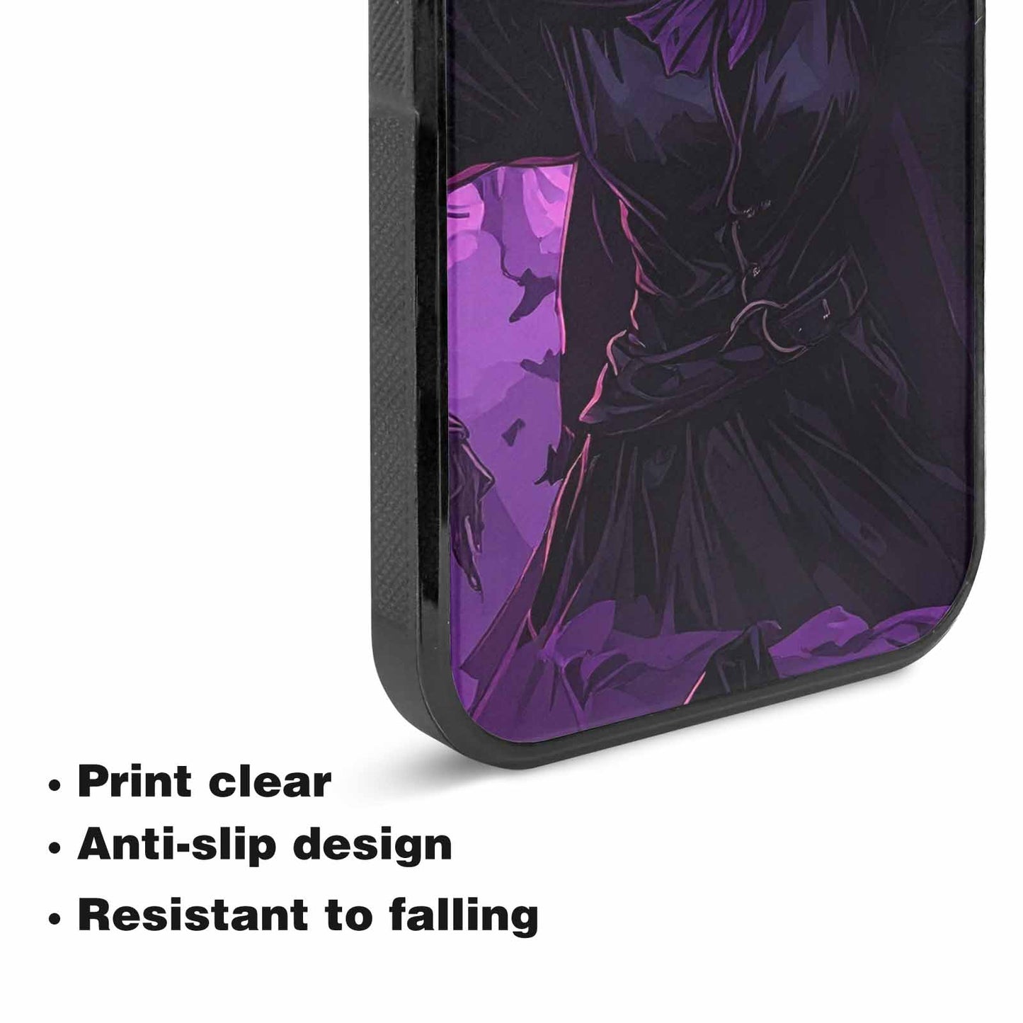 iPhone 15 Case — Scary Horror Halloween Art Print Edge, Unique Phone Case Design