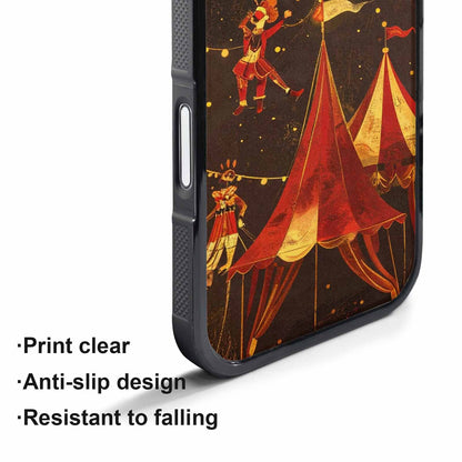 iPhone 17 Air Case — Vintage Circus Art Pattern Retro Vintage, Custom Phone Case