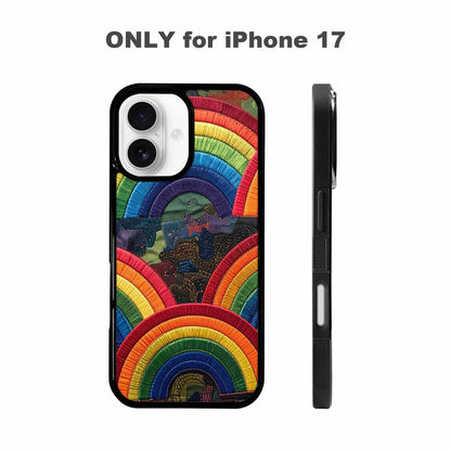 iPhone 17 Case — Vivid Camo Rainbow Camo, Personalized Phone Case