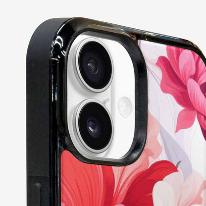 iPhone 16 Plus Case — Marble Floral Custom, Custom Printed Phone Case
