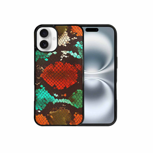 iPhone 16 Plus Case — Dark Snake Print, Custom Print Case Cover