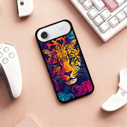 iPhone 17 Air Case — Leopard Print Skull Seamless Pattern Gothic, Custom Phone Case