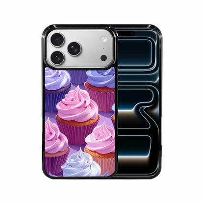 iPhone 17 Pro Max Case — Chrome Retro Cupcake Retro Vintage, Personalized Phone Case