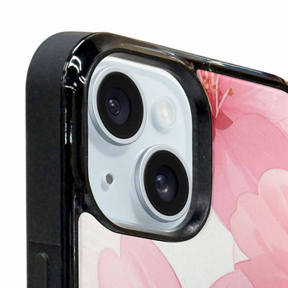 iPhone 15 Case — Japanese Cherry Blossom Pattern Sakura Flowers, Unique Phone Case Design