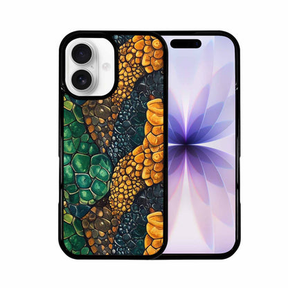 iPhone 17 Case — Small Snake Skin Reptile Original Art, Custom Designed Case Cover