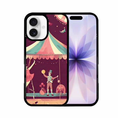iPhone 17 Case — Vintage Circus Art Pattern Retro Vintage, Custom Designed Case Cover