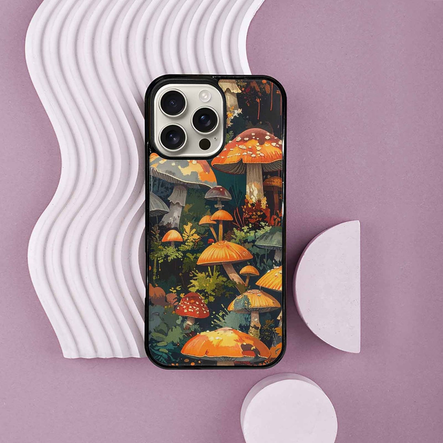iPhone 16 Pro Max Case — Mushrooms Camomushrooms Patter, Original Design Phone Case