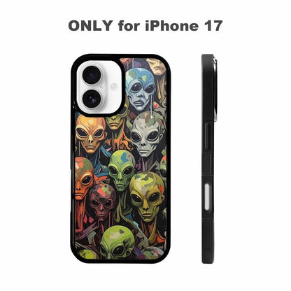 iPhone 17 Case — Aliens Camo Aliens Alien Scifi, Custom Print Case Cover