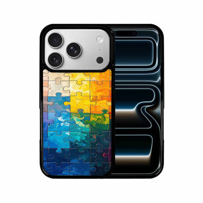 iPhone 17 Pro Case — Autism Puzzle Pieces Puzzle Piece Pattern, Custom Made Phone Cover