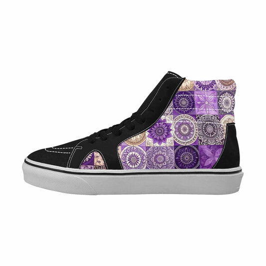 MEN'S Mandala High Top Canvas Grunge Custom Shoes