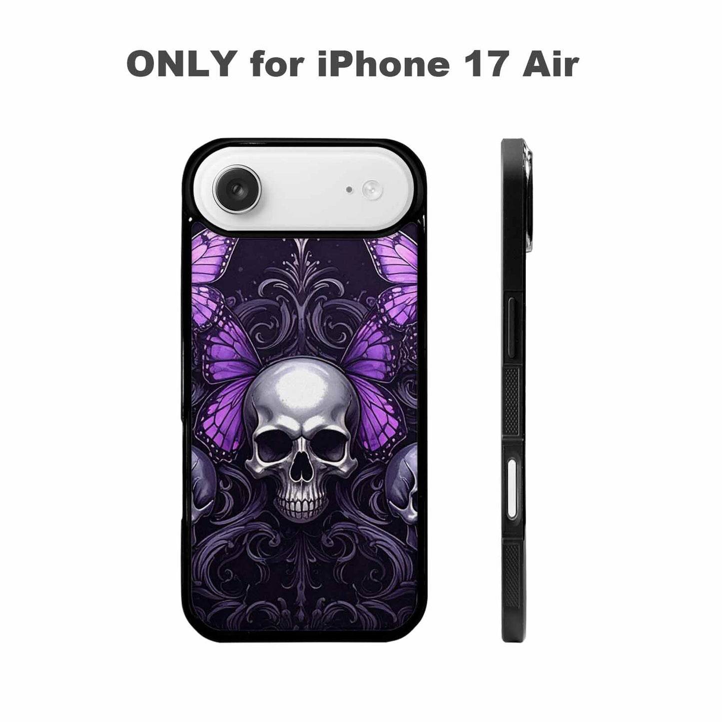 iPhone 17 Air Case — Skull Dark Art Gothic Print Gothic, Custom Print Case Cover