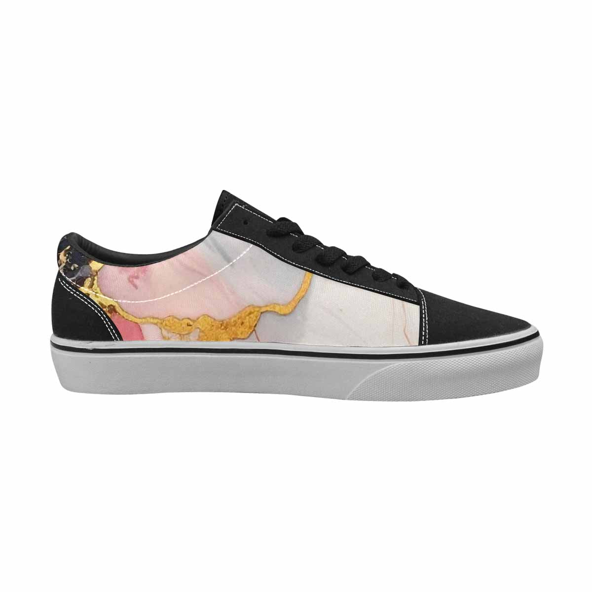 WOMEN'S Marble Vein Lace-Up Canvas Dreamcore Shoes