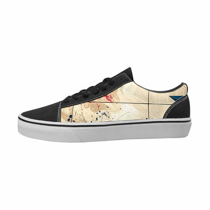 MEN'S Patriotic Canvas Unique Print Kaleidoscope Customized Sneakers