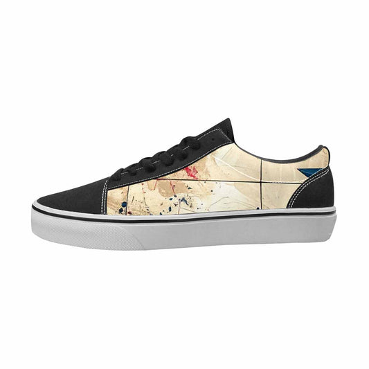 MEN'S Patriotic Canvas Unique Print Kaleidoscope Customized Sneakers