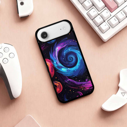 iPhone 17 Air Case — Rose Galaxy Art Seamless Pattern Galaxy, Custom Designed Case Cover