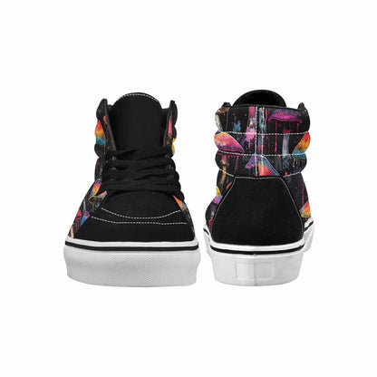 MEN'S Rainbow Drip Mushrooms High Top Canvas Dreamlike Shoes