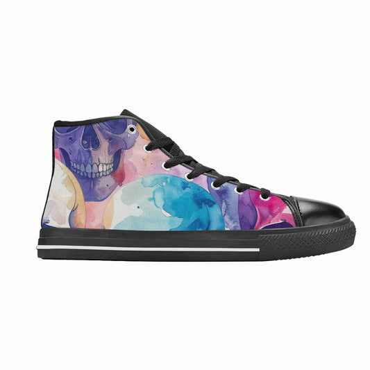 MEN'S Kulls - Watercolor High Top Canvas Cottagecore Custom Shoes