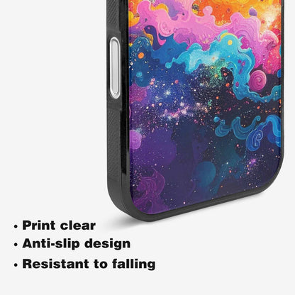 iPhone 16 Case — Cosmic Creature And Object Mashup Pattern, Custom Made Phone Cover