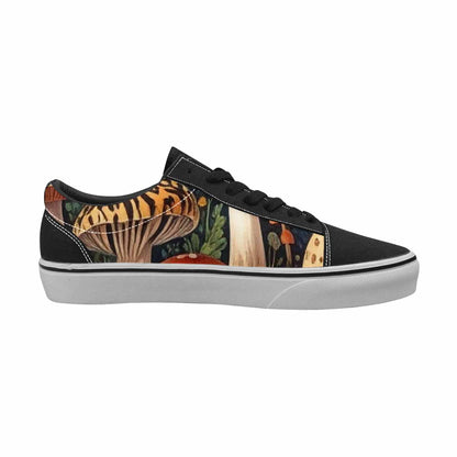 WOMEN'S Mushrooms Lace-Up Canvas Dark Academia Sneakers