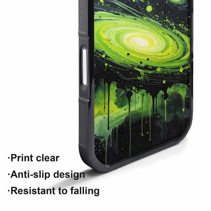 iPhone 17 Air Case — Seamless Repeating Pattern Of Overlapping Galaxy, Custom Printed Phone Case