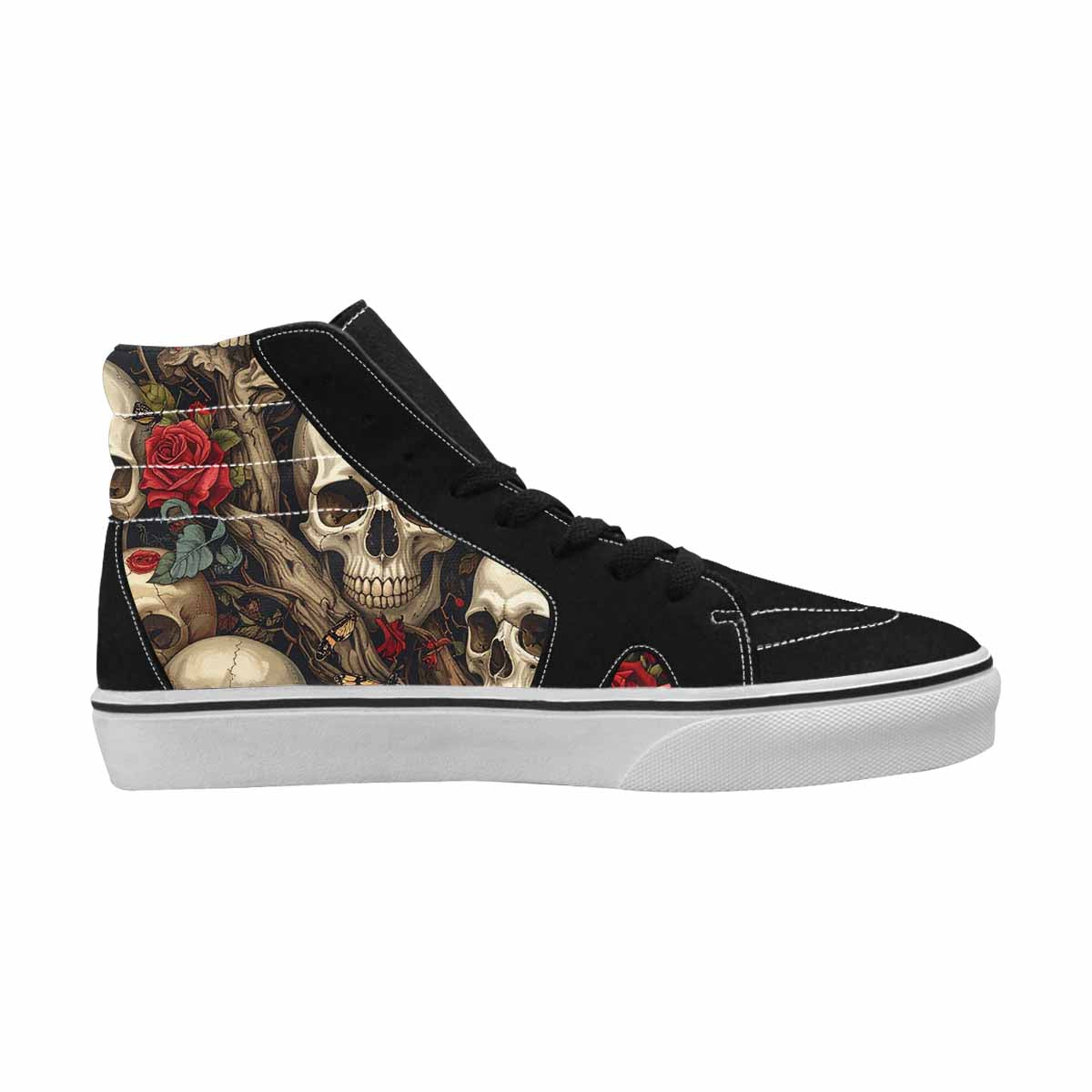 MEN'S More Overlapping Ontop Each High Top Canvas Vibrant Chaos Sneakers