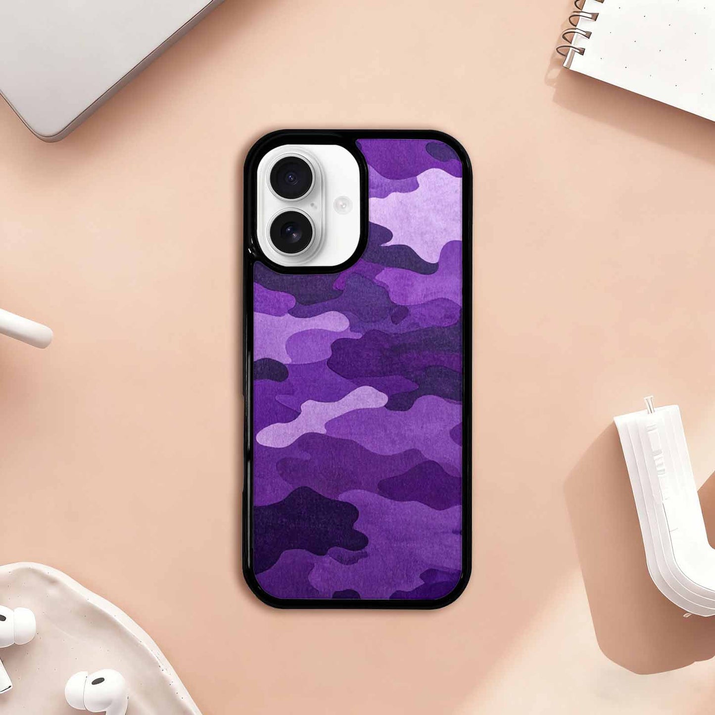 iPhone 17 Case — Camo Style Pattern In Camo, Custom Made Phone Cover