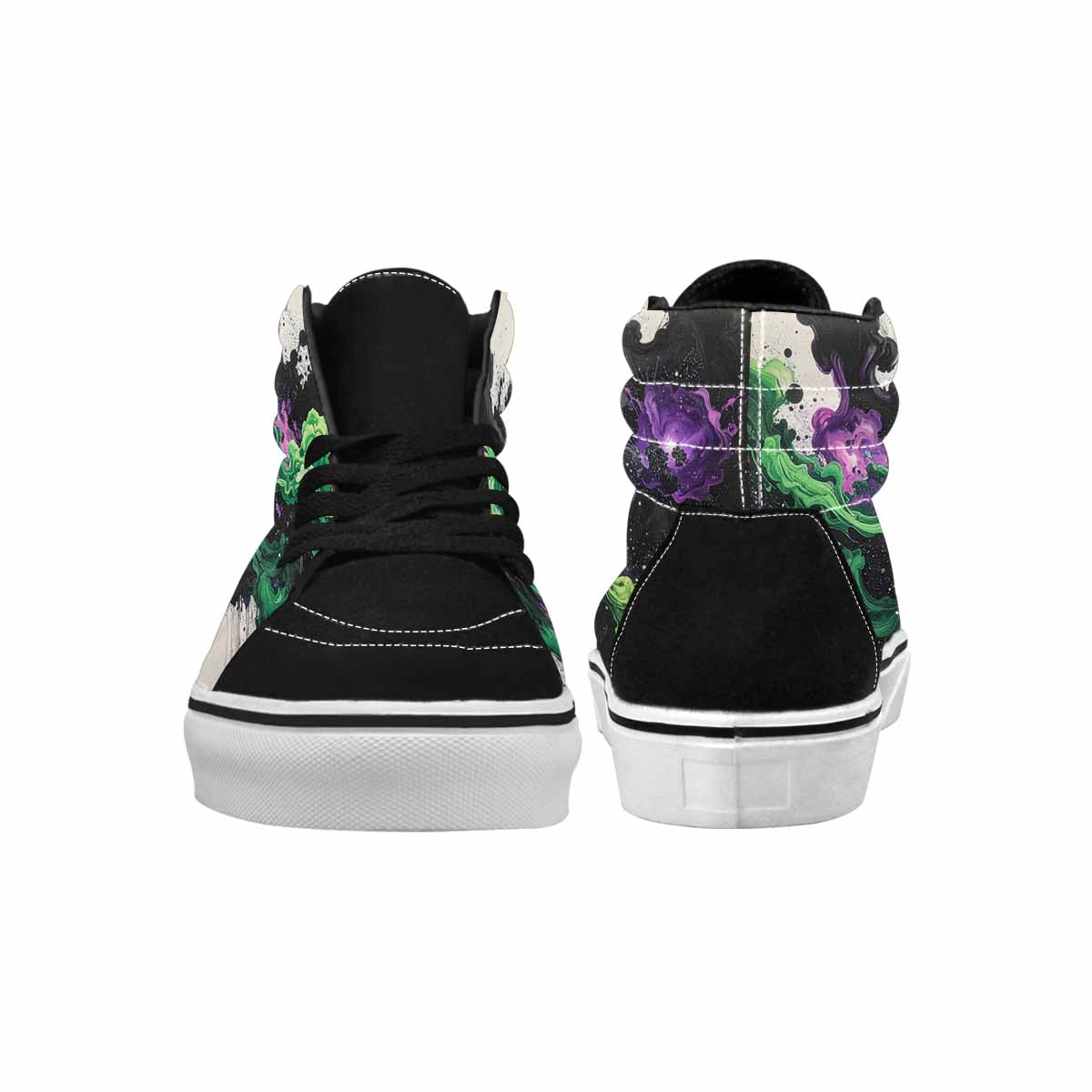 MEN'S Galaxy Nebula High Top Canvas Wallpaper Art Custom Sneakers