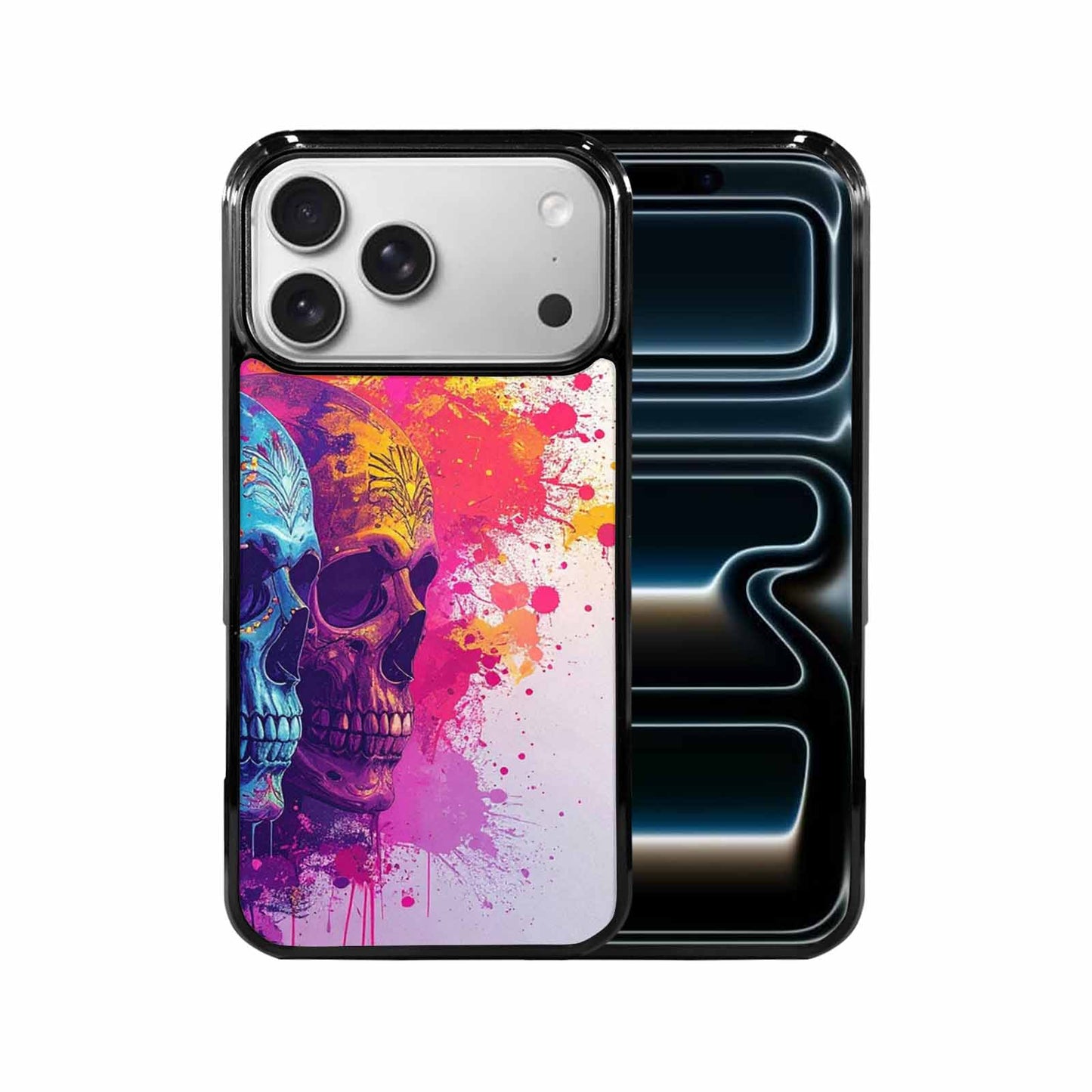 iPhone 17 Pro Max Case — Skull Dark Art Gothic Print Gothic, Custom Phone Case