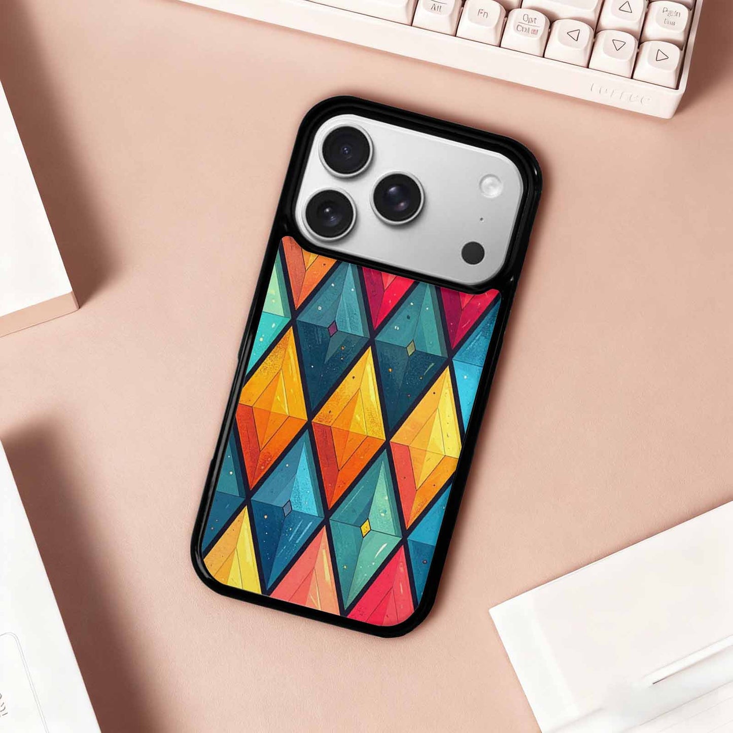 iPhone 17 Pro Case — Vintage Summer Diamond Retro Vintage, Original Design Phone Case