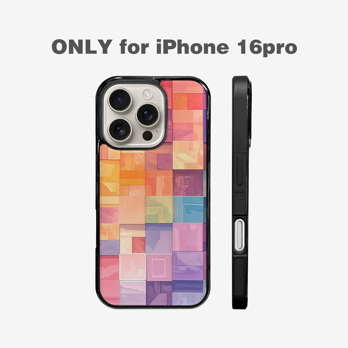 iPhone 16 Pro Case — Color Gradient Fade Pattern Hundreds Of, Personalized Phone Case