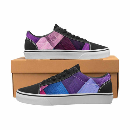 MEN'S Genderfluid Flag Color Canvas Lace-Up Dreamcore Shoes