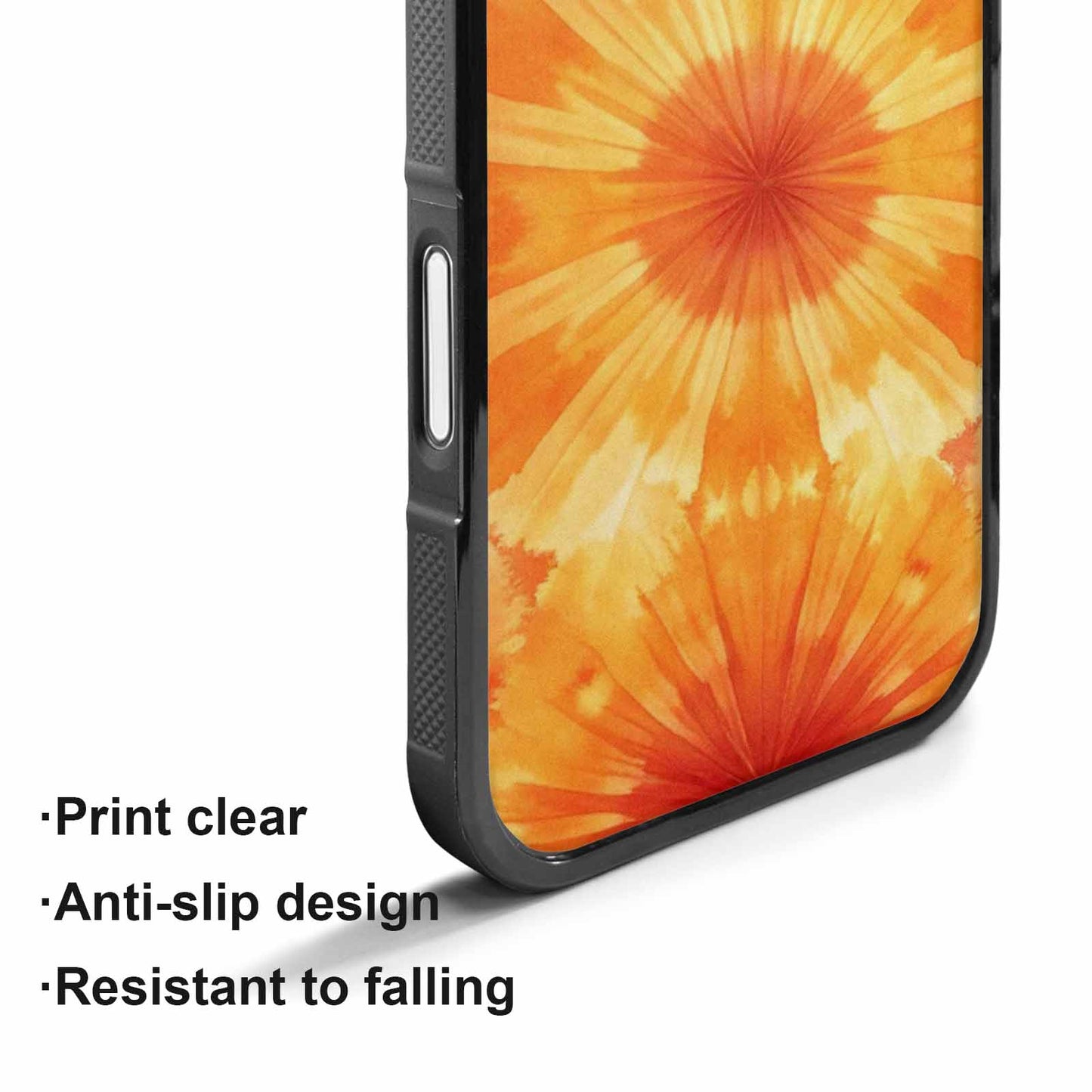 iPhone 17 Case — Ombre Tie Dye Sunset Custom Tie, Custom Designed Case Cover
