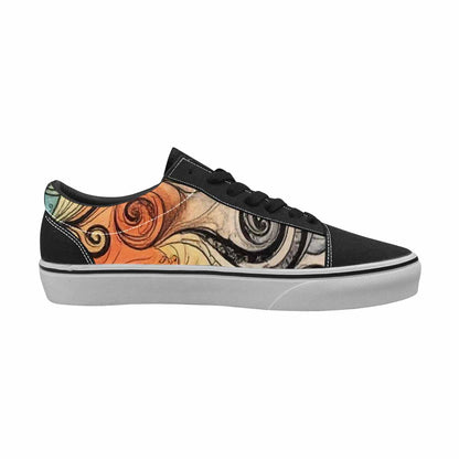 WOMEN'S Tie Lace-Up Canvas Cottagecore Custom Sneakers